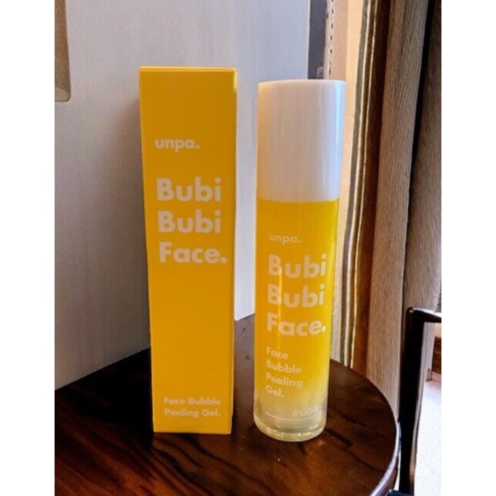 unpa BUBI BUBI FACE Bubble Peeling Gel Mask K-Beauty NIB
